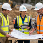 Zila QSD reviewing SWPPP compliance requirements with a contractor on a California job site.